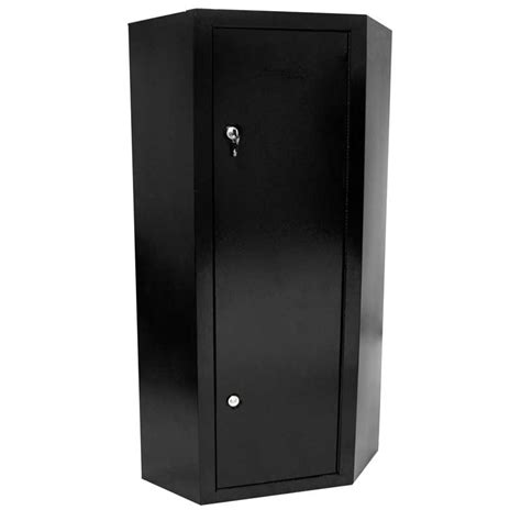 10-gun corner steel cabinet|homak corner cabinet for sale.